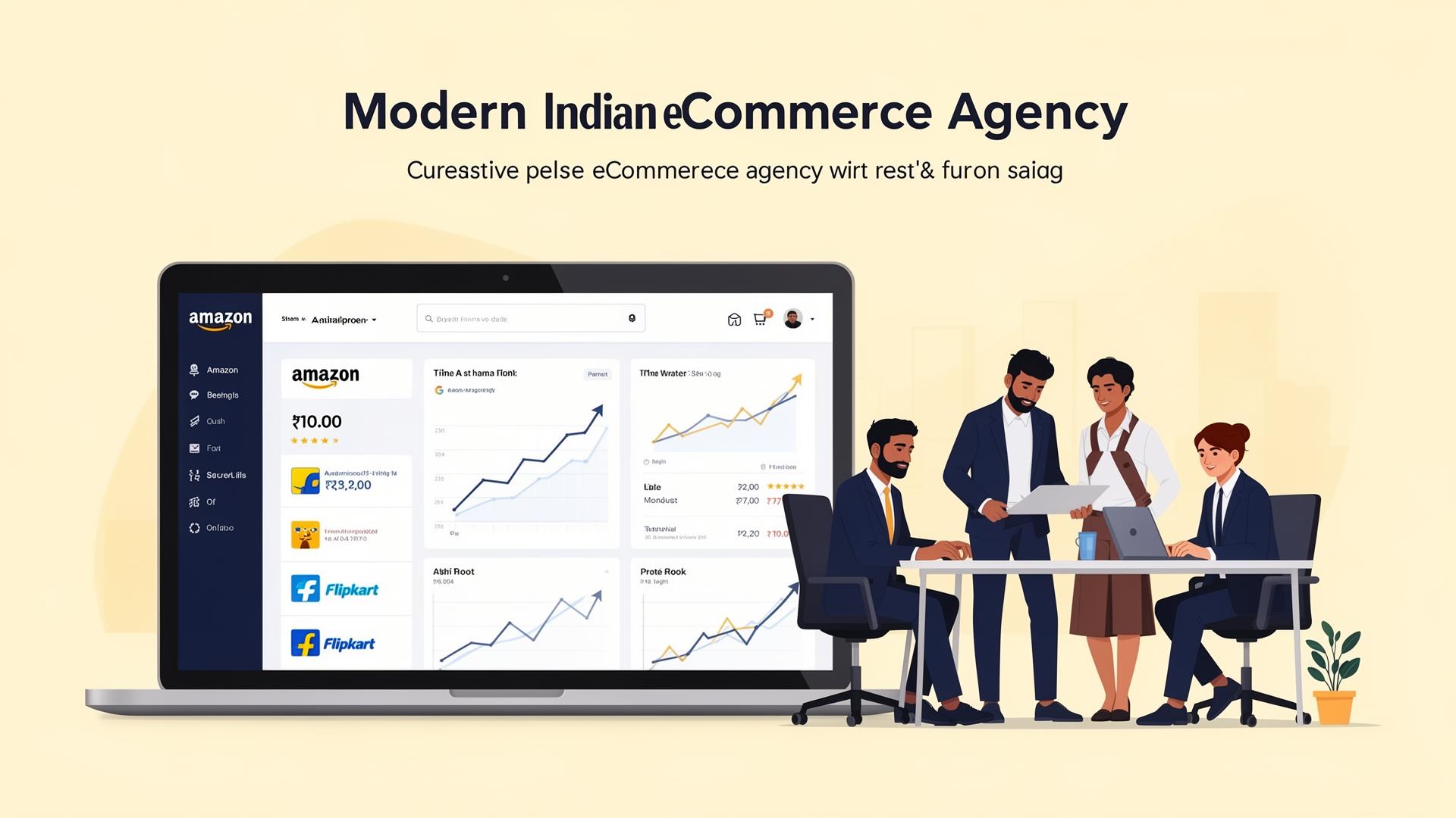 Ecom Grow India - eCommerce Management Dashboard